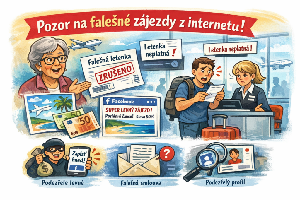 Levný zájezd z&nbsp;Facebooku neplatná letenka